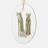 Wedding hohe Heels-Kunst Keramikornament (Links)