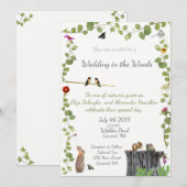 Wedding im Holz: Einladung (Vorne/Hinten)