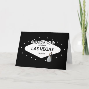 WEDDING in fabelhafter Karte Las Vegass B&G