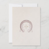 Wedding Insert INFO Vintage Einladung (Rückseite)