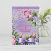 Wedding Inv. 1 Violet(Horizon) RFPMDesign ©️ 2024 Einladung (Stehend Vorderseite)