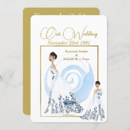 Wedding Inv. 2 White(The Dress) RFPMDesign ©️ 2024 Einladung