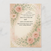 Wedding invitatiion begleitkarte (Vorderseite)
