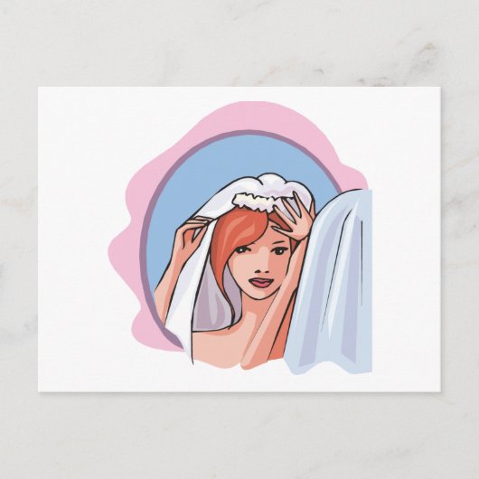 Wedding Invitation 42 Postkarte (Vorderseite)