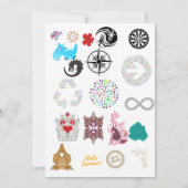 Wedding Invitation Card | Elegant Classic Script Karte (Rückseite)