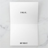 Wedding invitation card karte (Innenseite)