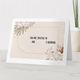 Wedding invitation card karte