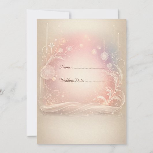 Wedding Invitation Einladung (Rückseite)