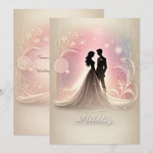 Wedding Invitation Einladung (Vorne/Hinten)