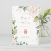 Wedding invitation einladung (Stehend Vorderseite)