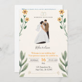 Wedding Invitation Einladung (Vorne/Hinten)