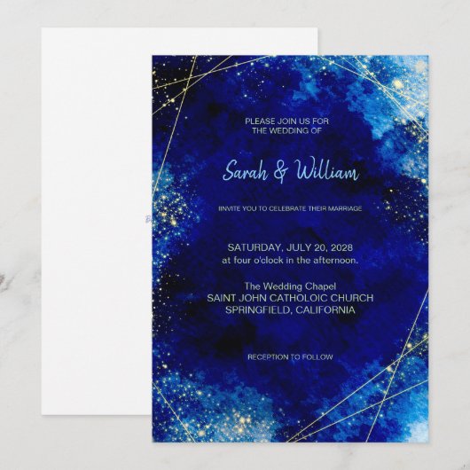 Wedding Invitation  Einladung (Vorne/Hinten)