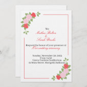 Wedding Invitation Einladung (Vorne/Hinten)