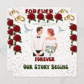 Wedding Invitation Einladung (Vorne/Hinten)