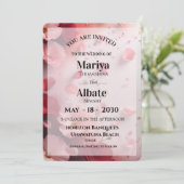 Wedding Invitation  Einladung (Stehend Vorderseite)