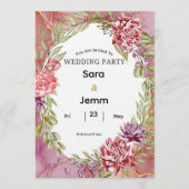 Wedding Invitation Einladung (Vorderseite)