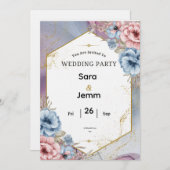 Wedding Invitation Einladung (Vorne/Hinten)