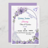 wedding Invitation  Einladung (Vorne/Hinten)