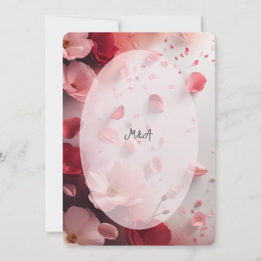 Wedding Invitation  Einladung (Rückseite)