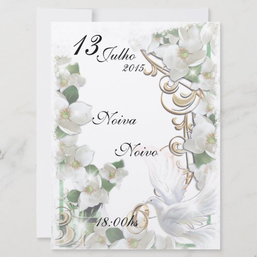 Wedding Invitation Einladung (Rückseite)