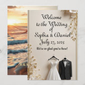 wedding invitation einladung (Vorne/Hinten)