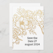 Wedding Invitation Einladung (Vorne/Hinten)