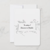 wedding invitation einladung (Rückseite)