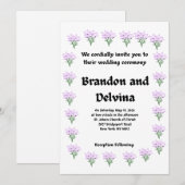 Wedding Invitation Einladung (Vorne/Hinten)