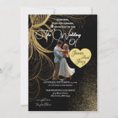Wedding Invitation Elegant Modern Script Template Einladung (Vorderseite)