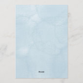 Wedding invitation featuring tropical flowers einladung (Rückseite)