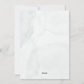 Wedding invitation feiertagskarte (Rückseite)