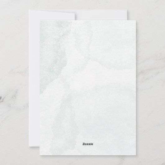 Wedding invitation feiertagskarte (Rückseite)