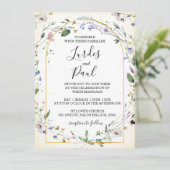 Wedding invitation Floral Arch Einladung (Stehend Vorderseite)