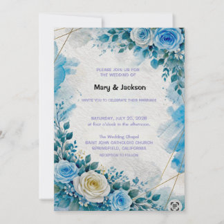 Wedding Invitation Floral Einladung
