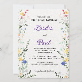 Wedding invitation Floral Romanctic Einladung