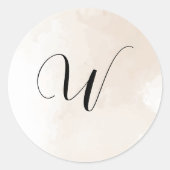 Wedding Invitation Initial Stickers (Vorderseite)