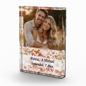 Wedding invitation keepsake photo block (Rechts)