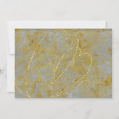 Wedding Invitation Silver Lining Einladung (Rückseite)