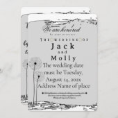 Wedding invitation Simplicity that speaks of luxry Einladung (Vorne/Hinten)