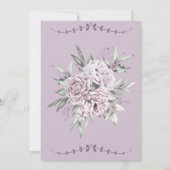 Wedding Invitation Template - Editable & printable Einladung (Rückseite)