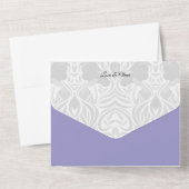 Wedding Invitation | Yumeji-Inspired Design All In One Einladung (Rückseite)