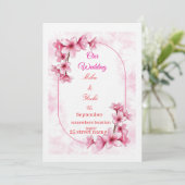 Wedding Invitations Einladung (Stehend Vorderseite)