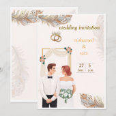 wedding invitations einladung (Vorne/Hinten)