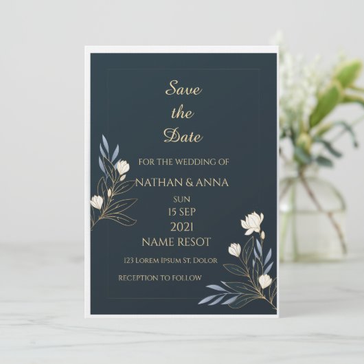 Wedding Invitations Einladung (Stehend Vorderseite)