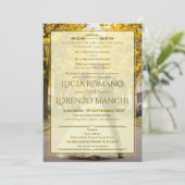 Wedding Invitations Elegant Classic Spring Theme Einladung (Stehend Vorderseite)