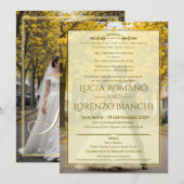 Wedding Invitations Elegant Classic Spring Theme Einladung (Vorne/Hinten)
