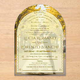 Wedding Invitations Minimalist Acrylic Invitation Acryleinladungen