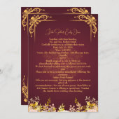 Wedding Invitations with Rsvp Qr Code Einladung (Vorne/Hinten)