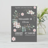  Wedding Invite Einladung (Stehend Vorderseite)