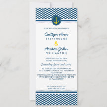 WEDDING INVITE nautischer Ankerherz gelb